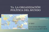 T.2 La organización política del mundo