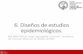 6. Diseños de estudios epidemiológicos