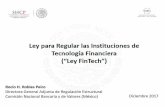 Ley para Regular las Instituciones de Tecnología Financiera