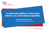 La educación digital, la educación abierta y la universidad expandida