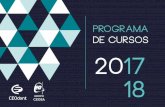 Programa de cursos Ceodont 2017 - 18-19