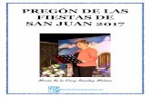 Pregón Fiestas de San Juan 2017 (Santa María de Guía)