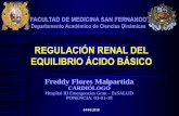 Dr. Freddy Flores M. - Regulación renal ácido base UNMSM 2017