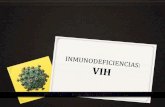 Inmunodeficiencias: VIH