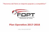 Plan operativo FDPT 2017