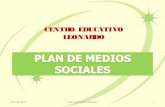 Plan medios sociales  educación