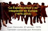 La España actual y su integración en Europa (1975-2015), 2º bachillerato