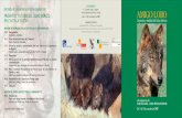 Tríptico Cartel Exposición "Amigo lobo" en la Universidad De Segovia