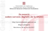 2a sessió sobre serveis digitals de la DGAC