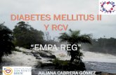 Diabetes y Factores de Riesgo Cardiovascular. Juliana Cabrera
