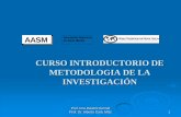 CURSO INTRODUCTORIO DE METODOLOGIA DE LA INVESTIGACION