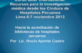 Proceso de certificación de bibliotecas hospitalarias peruanas