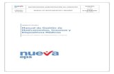 Manual de Gestión de Medicamentos, Insumos y  n2/Anexo No... · PDF fileafiliado relacionada con el proceso para la obtención de medicamentos Pos y No POS,