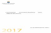 ESTADOS CONSOLIDADOS DEL PRESUPUESTO -  · PDF file2 2017 presupuestos generales de la comunidad autÓnoma de canarias Índice 1. presupuesto consolidado de ingresos