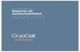 Cryo-Cell México Reporte de Sustentabilidad 2012 | · PDF file(COFEPRIS) y participamos en dos programas de control de calidad externo en serología infecciosa, uno a través ...