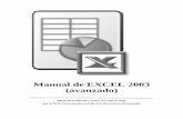 Manual de EXCEL 2003 (avanzado) - XELU.NET - Xevi ... · PDF fileMicrosoft Query. Importar consultas de bases de datos ... Cambiar el número de hojas de Excel de los libros de trabajo