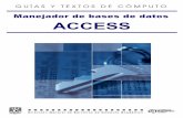 Manejador de bases de datos ACCESS - Iniciocapacinet.gob.mx/Cursos/Tecnologia amiga/manejadordebasededatos... · bases de datos permiten organizar la información en tablas y relacionarlas