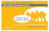 Ciclos Formativos de GRADO SUPERIOR - llegarasalto.comllegarasalto.com/docs/folletos_oferta/grado_SUPERIOR.pdf · Alhama de Murcia IES Miguel Hernández - 968 63 03 44 Cartagena -