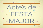 Actes de FESTA MAJOR - Ajuntament de Móra la · PDF filea la Llar de Jubilats (parxís, dòmino i guinyot). L’últim dia hi haurà entrega de premis i aperitiu per a tots els participants.
