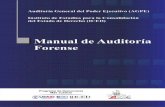 Manual de Auditoría Forense - pdf.usaid.govpdf.usaid.gov/pdf_docs/PA00MTBQ.pdf · Esperamos que el Manual de Auditoria Forense sea de utilidad para extender la ... El contenido de