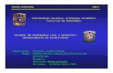 UNIVERSIDAD NACIONAL AUTÓNOMA DE MÉXICO · PDF fileMeli, Piralla; Diseño Estructural; Ed. Limusa; 2a Edición; México, 2000. ESTÁTICA ESTRUCTURAL TEMA VI PROPIEDADES GEOMÉTRICAS