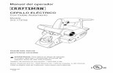 Manual del operador CEPILLO ELÉCTRICO - · PDF fileManual del operador R Guarde este manual ... electricista calificado para que instale una toma de corriente polarizada. No modifique