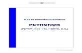 PETRONOR - · PDF filep.e.e. petronor, enero 2005 lista de distribuciÓn copia nº nombre y cargo del receptor fecha de entrega firma del receptor indice plan de emergencia exterior