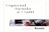 Especial Ayuda a Haití - · PDF file5 EspecialHaití del Departamento del Sudeste recibieron 60 $ a cada una: Larevoir, Blocaos, Trou‑Mahot, Gomier. Al Reverendo Jean Jeune Lozama