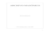 ARCHIVO MASÓNICO -   · PDF fileANTECEDENTES PARA LA HISTORIA DE LA MASONERÍA CAPITULAR EN CHILE ENTRE 1895 Y 1903 Manuel Romo Sánchez El intento de
