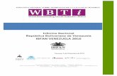 WBTI 2016 VENEZUELA - worl · PDF fileTasa de mortalidad materna x 100 mil n.v ... Ficha Técnica: Evaluación Antropométrica Nutricional en ... • Antecedentes sobre por qué la