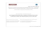 AUTOMATIZACIÓN DEL BANCO DIDÁCTICO DEL  n de... · PDF filedel laboratorio de Maquinas Eléctricas de la Escuela de Ingeniería Eléctrica y Electrónica