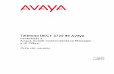 Teléfono DECT 3720 de Avaya - marketingtools.avaya.commarketingtools.avaya.com/knowledgebase/.../manuals/... · disminuir la posibilidad de fraude telefónico, consulte el Manual