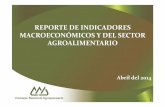 REPORTE DE INDICADORES MACROECONÓMICOS Y …aarfs.com.mx/imagenes/Reporte_Indicadores_Macro_y_Sectoriales... · 4 COMENTARIOS GENERALES DEL SECTOR El PIBPrimario para el cuarto trimestre