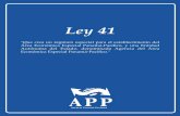 Ley 41 - Agencia Panamá Pací · PDF fileLey 41 "Que crea un régimen especial para el establecimiento del Área Económica Especial Panamá-Pacíﬁco,y una Entidad Autónoma del