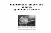 Pablo Mendoza - La guitarra y los instrumentos de cuerda ... · PDF filePrólogo El siguiente método de estudio esta diseñado para todos aquellos instrumentistas de guitarra eléctrica