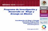 Programa de Investigación y Desarrollo en Riego y Drenaje ... · PDF file- Diagnóstico de zonas con problemas de drenaje - Diseño y evaluación de sistemas de drenaje Drenaje Controlado