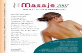 TIV Madrid, 21, 22 y 23 de septiembre 2007 - · PDF fileintegral y crioterapia El Drenaje Linfático manual es una técnica de masaje considerada una especialización ... en Medicina