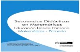 Secuencias Didácticas en Matemáticas · PDF filePrograma fortalecimiento Libertad y Orden de la cobertura con calidad para el sector educativo rural PER II Secuencias Didácticas