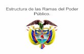 Estructura de las Ramas del Poder Público. · PDF fileautogobierno de la rama judicial del poder público; goza del mismo nivel jerárquico que tienen las altas cortes como la Corte