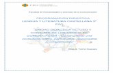 Programación didáctica Lengua y literatura castellana 3o ...dspace.ceu.es/bitstream/10637/3961/1/TFM_TormoGuevara,Elisa.pdf · programaciÓn didÁctica lengua y literatura castellana