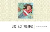 Ud2: actividades - · PDF file2.1. LA LITERATURA INFANTIL. ACTIVIDAD 1 (Para casa) DEBEMOS RECUPERAR DEL ENTORNO FAMILIAR ALGUNOS EJEMPLOS DE LITERATURA INFANTIL: Trabalenguas, adivinanzas,