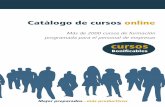 Más de 2000 cursos de formación programada para el ...altagestion.university/docs/CATALOGO DE CURSOS.pdf · Carpintero en general 30 Cerrajería artística 20 Carpintería metálica
