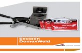 Sección DomexWeld - crouse- · PDF filemoldes 1 y 2, para otro tipo de moldes utilice la herramienta removedora S-3. 7. Sellador (DX-3): Resistente a altas temperaturas, el sellador