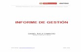 INFORME DE GESTIÓN - accioncontraminas.gov.co DE GESTIÓN D… · programa presidencial para la acciÓn integral contra minas antipersonal- paicma informe de gestiÓn daniel Ávila