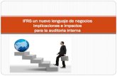 IFRS un nuevo lenguaje de negocios implicaciones e ... · PDF file(NIC 16) Impairment de activos (NIC 36) Deudores ... (NIC 1, 30 y 7) Impuesto diferido (NIC 12) Saldos socios ...