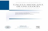 Lineamientos actualizados en el tratamiento de los tumores ... · PDF fileGILBERTO SOLORZA LUNA ... La Gaceta Mexicana de Oncología Volumen 10, ... Reserva de Título No. 04-2003-090317145700-102