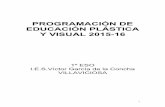 PROGRAMACIÓN DE EDUCACIÓN PLÁSTICA Y VISUAL 2015-16 - IES Victor García de …iesvictorgarciadelaconcha.es/wp-content/uploads/2016/… ·  · 2017-07-19Programación de Educación