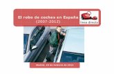 El robo de coches en España - info.lineadirecta.cominfo.lineadirecta.com/documents/10538/73282/Presentación+estudio... · Los 3 coches más deseados de 2012 han sido el Seat León,