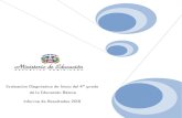 Evaluación Diagnóstica de Inicio del 4to de la Educación ... final.pdf · Resultado en Comprensión Lectora ... Evaluación diagnóstica de 4to ... académico de los estudiantes