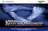 Guía de Procedimientos de Recursos Humanos de …pdf.usaid.gov/pdf_docs/PNADT725.pdf · Guía de Procedimientos de Recursos Humanos de Mancomunidades . Desarrollo de Personal 3.1.
